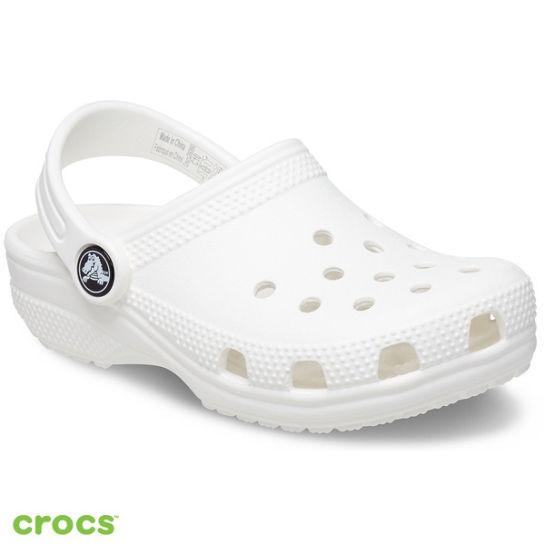 Crocs Classic Clog Kids / Sandal Anak Laki dan perempuan / Sandal Anak / Anti Licin - White 206990-100