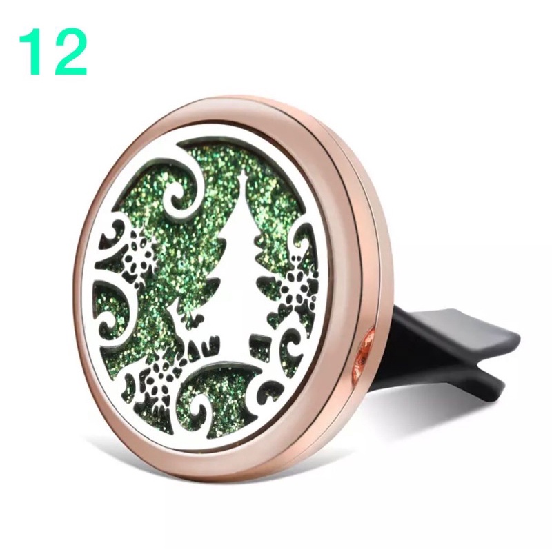 CAR DIFFUSER ROSE GOLD/ ZIRCON Car Vent Clip Essential Oil Aromaterapik