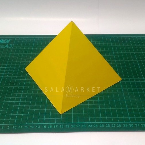 

Piramida Limas Segiempat MDF - Alat Peraga Matematika Bangun Ruang