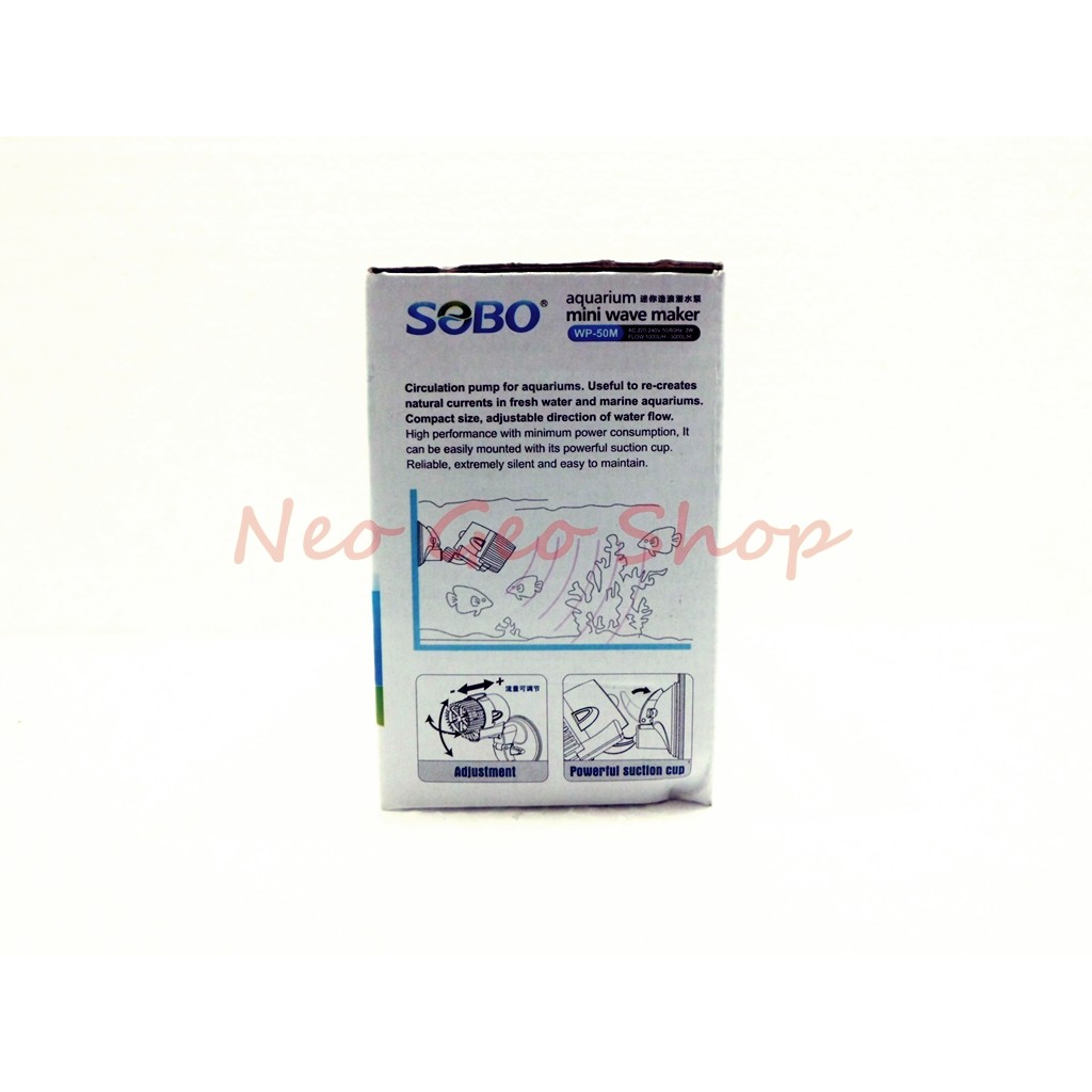 sobo sebo wp50 wp 50 mesin pompa gelombang ombak wave maker aquarium