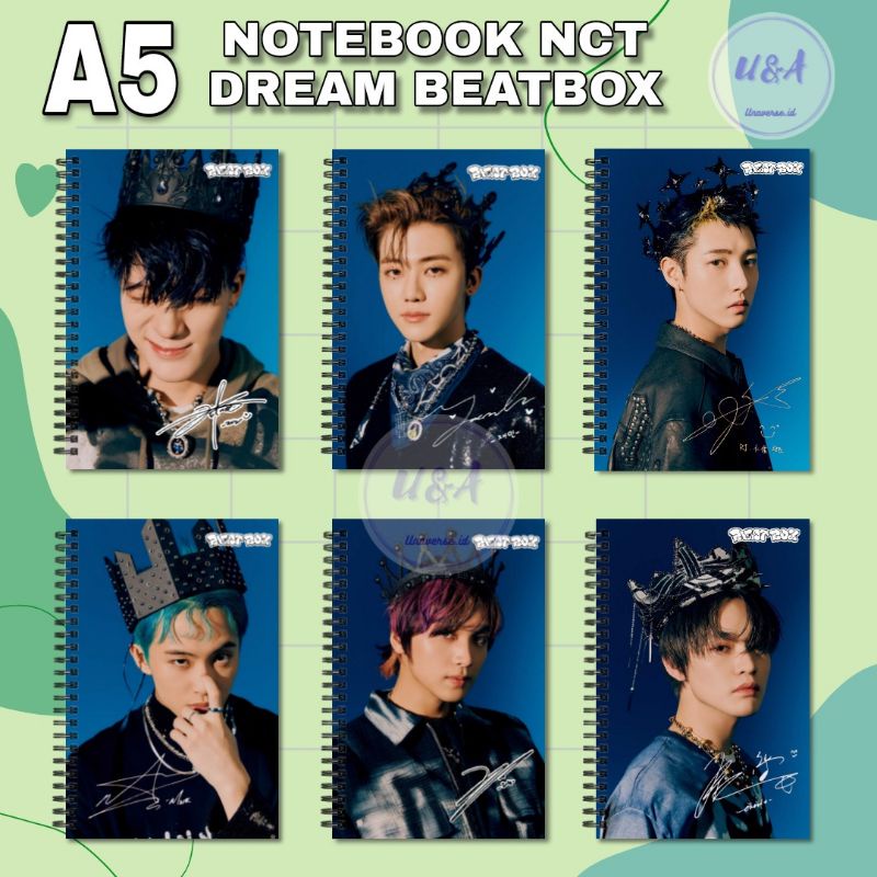 

[COD] NOTEBOOK A5 NCT DREAM BEATBOX WE GET HIGH Buku Jaemin Jeno Murah