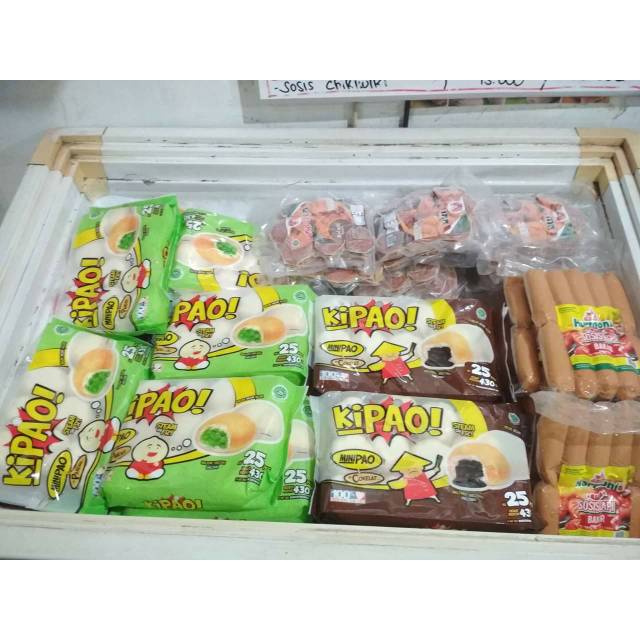 

Mini Pao Rasa Coklat dan Pandan isi 25 pcs