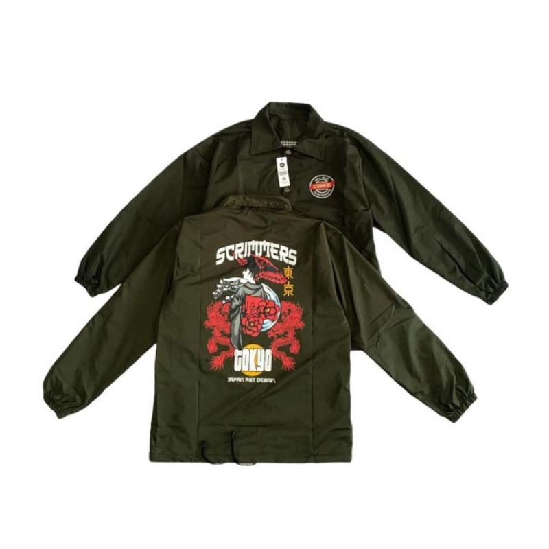 JAKET COACH PARASUT SCRIMMERS