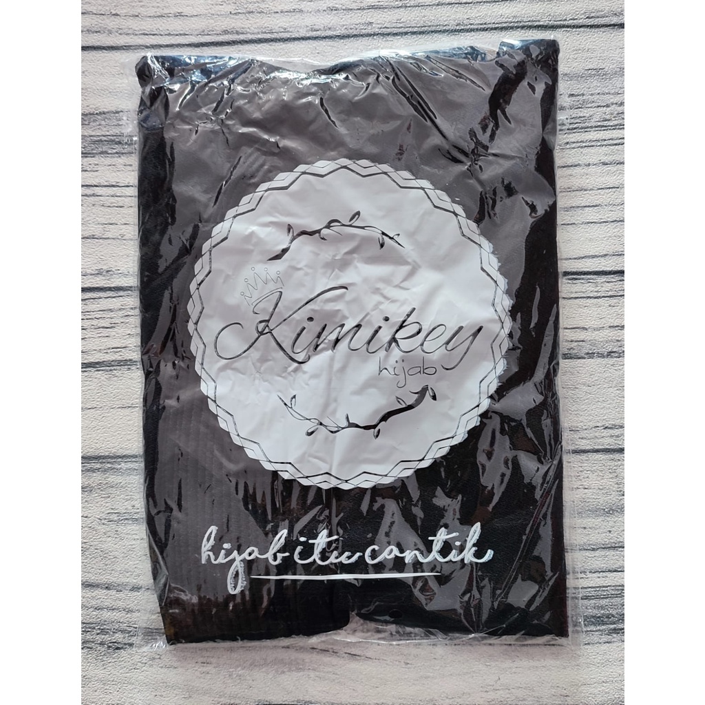 BERGO PAD MAIDA ORI BY.KIMIKEY HIJAB-Hitam