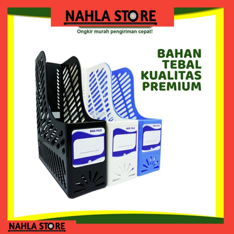 

Box File Premium Tebal Bahan Plastik PVC Tebal Kotak Penyimpanan Dokumen BoxFile Folder Peralatan Kantoran Import