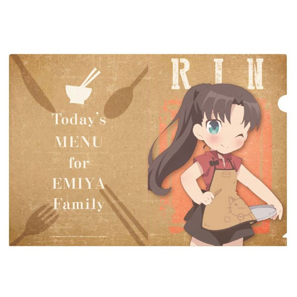 

A4 Clear File Rin Tohsaka SD Ver - Emiya-san Chi no Kyou no Gohan /Today's Menu for the Emiya Family