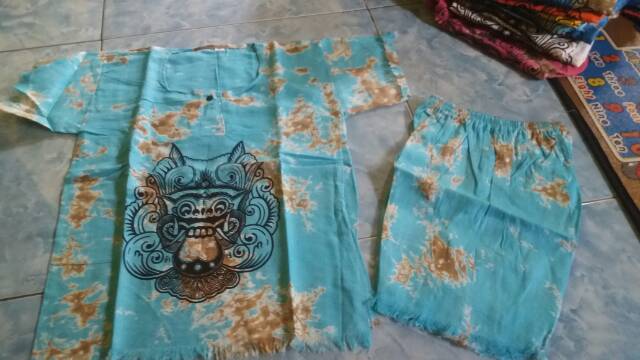 Baju barong bali setelan anak/ grosir baju barong bali , ukuran  S. M. L dan XL