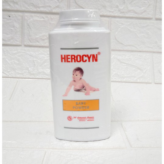 BEDAK BAYI HEROCYN 200gr - Baby Powder Untuk Klit bayi halus, harum, sehat dan segar ens