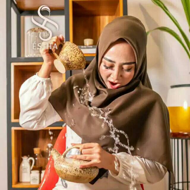HIJAB VOAL PREMIUM ANTI AIR ES-HA TERBARU