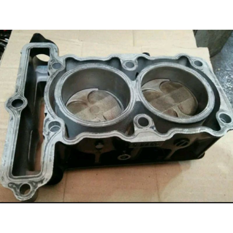 blok seher boring sama seher Kawasaki ninja 250 karbu PNP ninja 250 fi