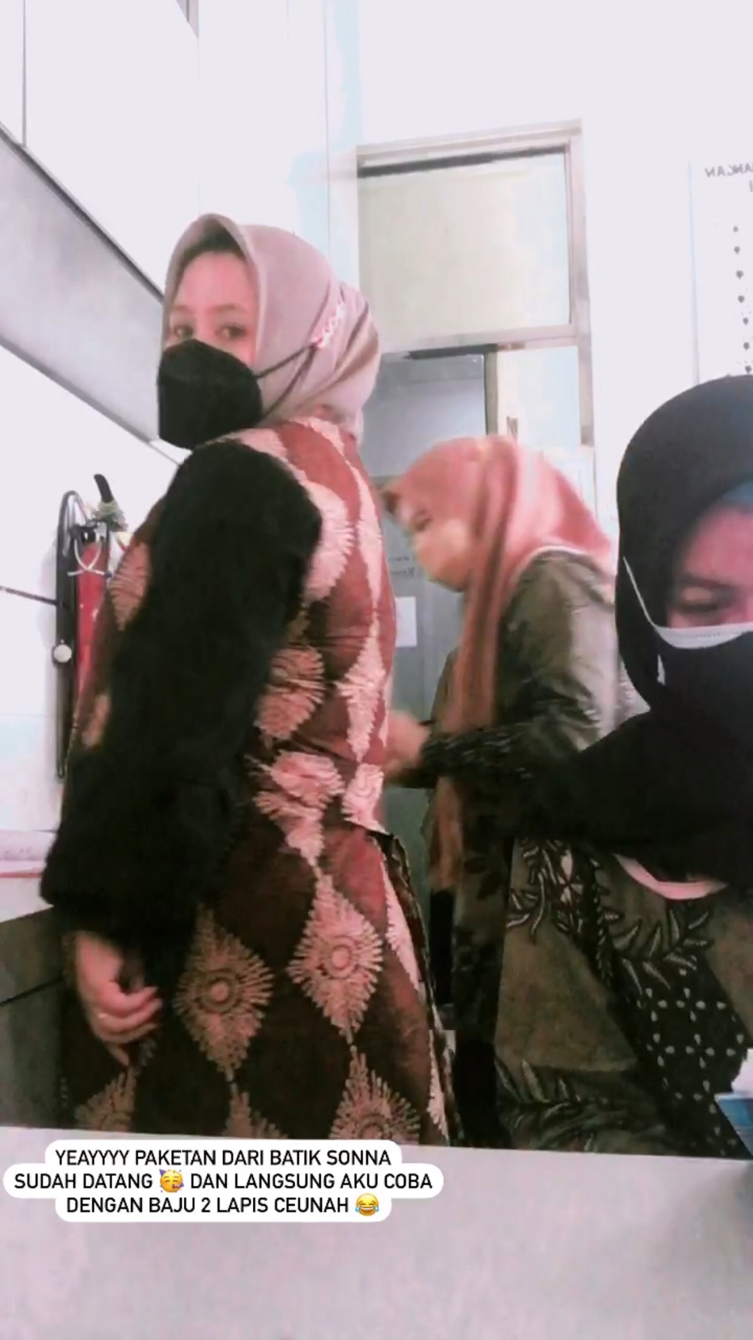 S M L Xl Xxl 3l 4l 5l Tunik Batik Wanita Diana