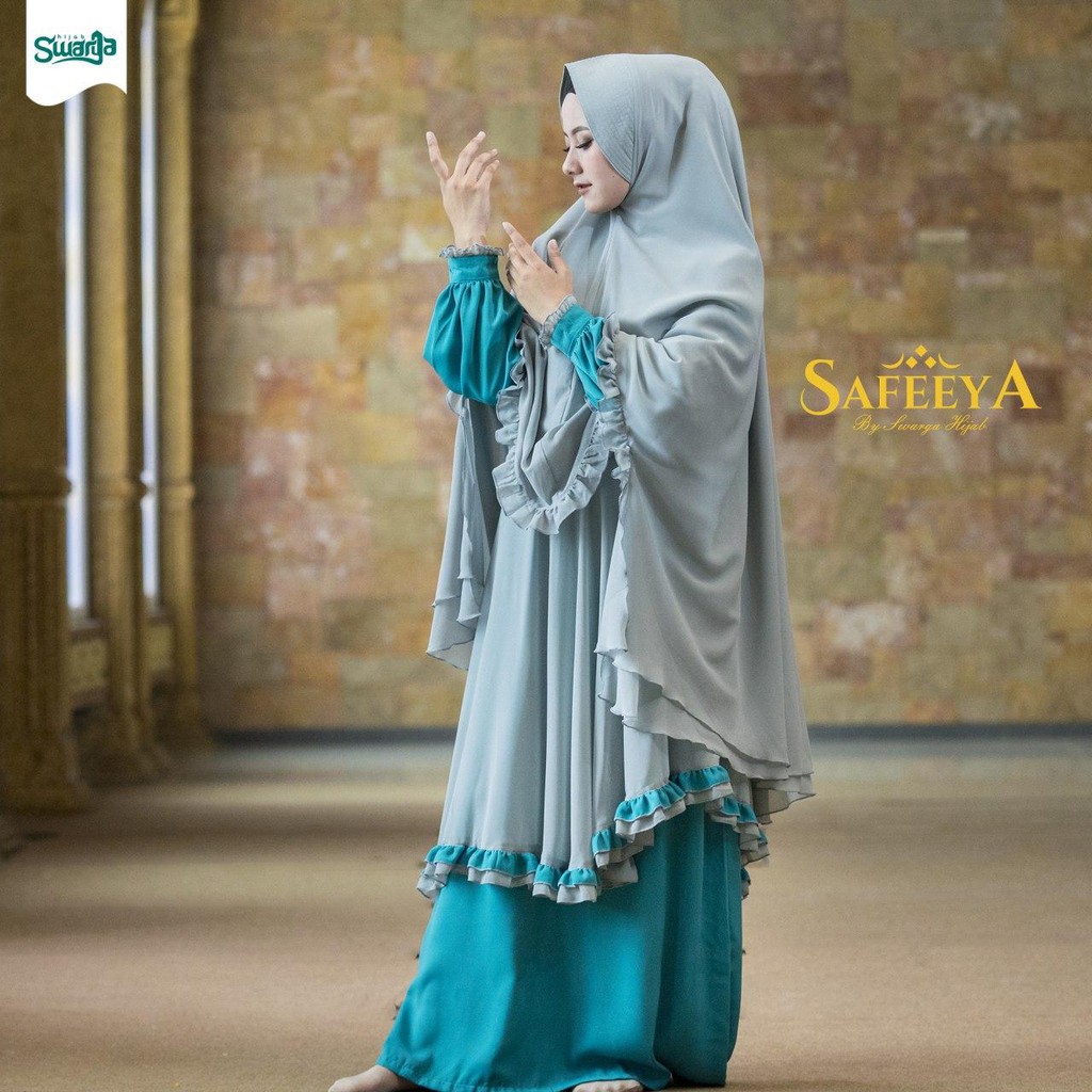 ALEXAGROSIR - SAFEEYA DRESS ICE WASH BISA MUKENA