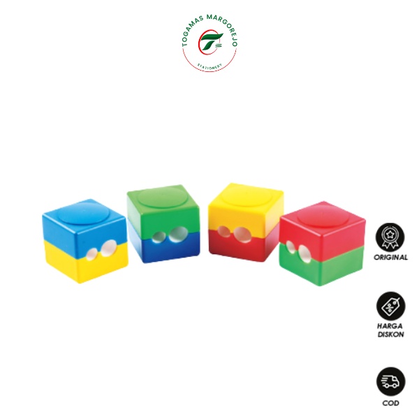 

TERMURAH !! RAUTAN SHARPENER 1 HOLE SQUARE SHAPES RS-53603 FLOMO