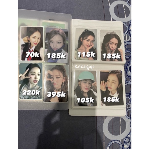 photocard yujin ive izone eleven yzy r2 live dive dasi ver 1 nanyi namil r1 tinkerbell helm mv ktown