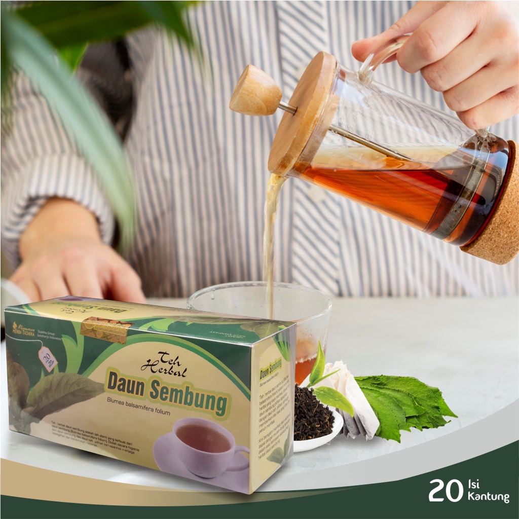 

Teh Daun Sembung isi 20 Kantung | Herbal Tazakka | Original