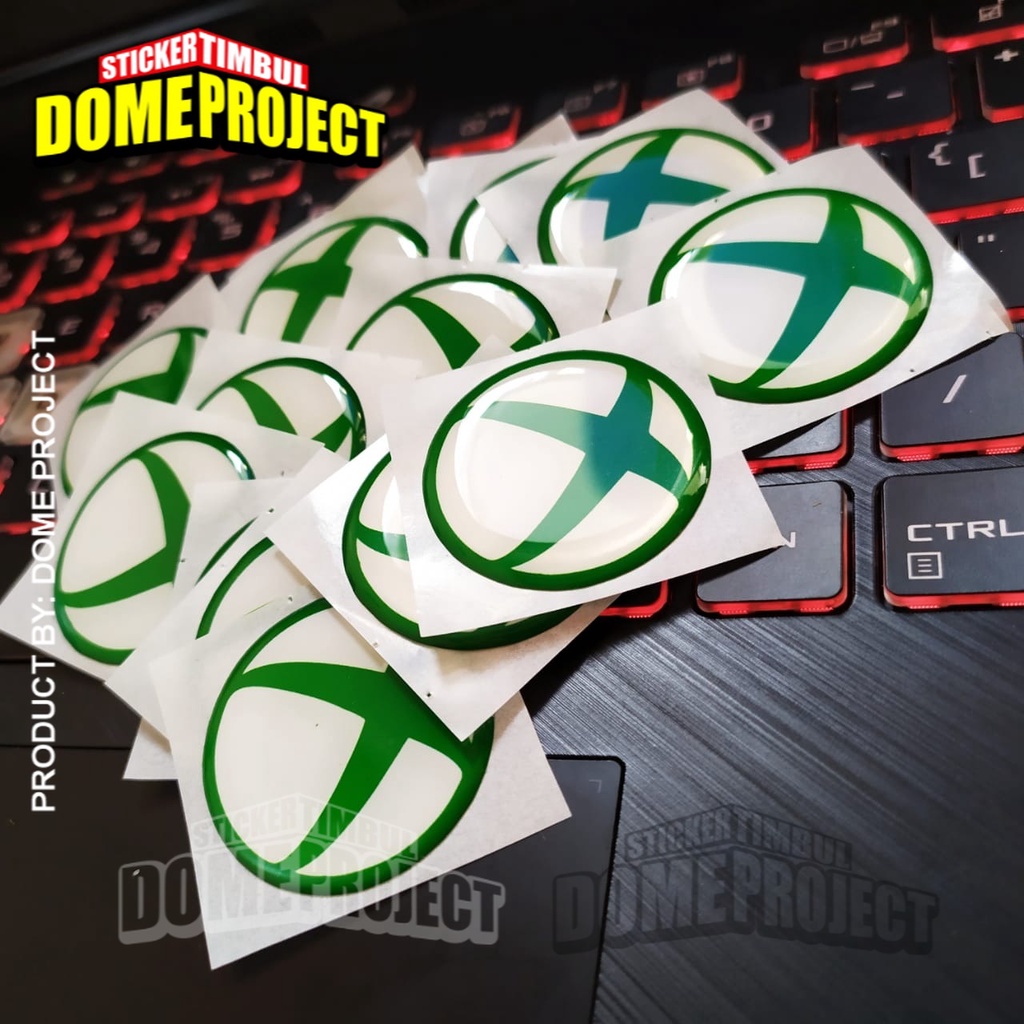 STIKER MOTOR TIMBUL EMBLEM XBOX LOGO AKSESORIES STIKER MOTOR STIKER BODY MOTOR