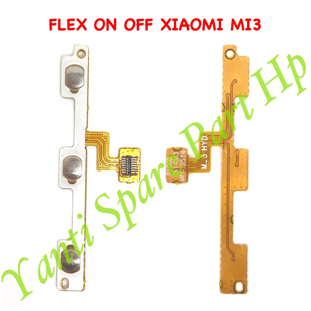 Flexible On Off Xiaomi MI3 Original Terlaris New