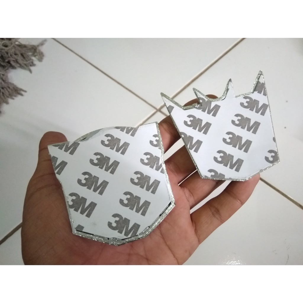 SATU PAKET Emblem Transformers AUTOBOTS dan DECEPTICON Chrome Logo Robot Transformer Chrom