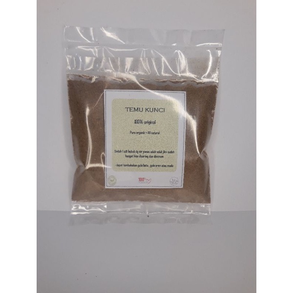 

temu kunci obat herbal jamu bubuk asli 100% murni tanpa campuran