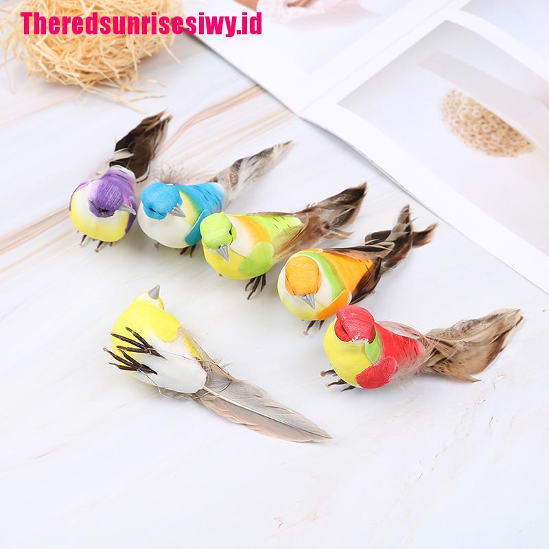 1pc Ornamen Dekorasi Taman Rumah Sarang Burung Artificial