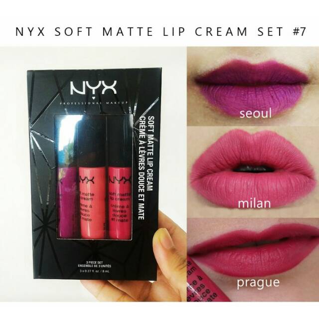 NYX SOFT MATTE LIP CRAM SET