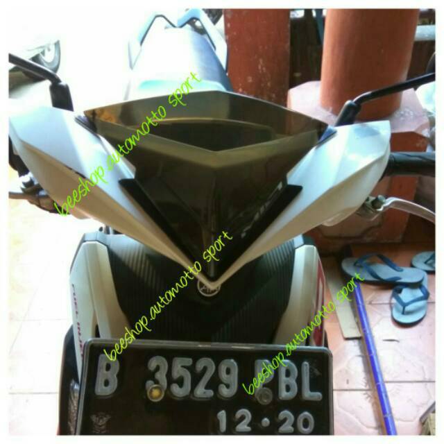 aksesoris visor mio m3 - mio z bukan windshielD - original yamaha