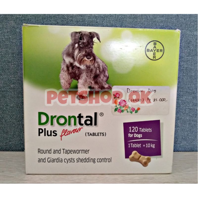 Drontal dog 1 Tablet / obat cacing anjing