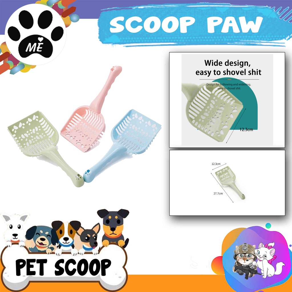 Pet Scoop &quot;PAW&quot; Serokan Pasir Kucing