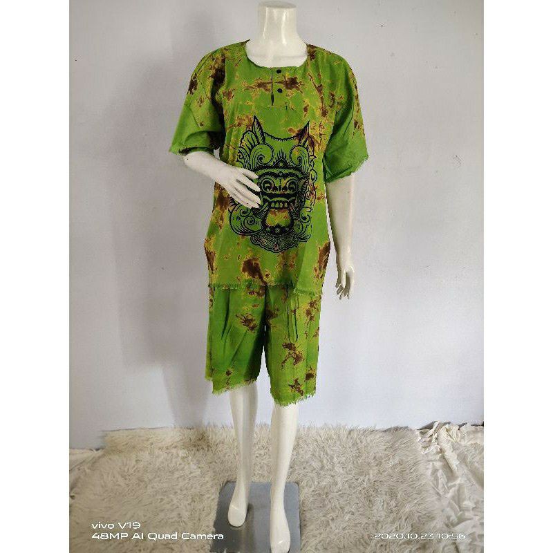 BAJU BARONG SETELAN DEWASA/SET BAJU BERCAK PRIA WANITA KHAS BALI
