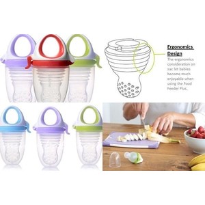 KIDSME Baby Fresh Food Feeder Plus | Empeng Buah Silicone| Kantong Buah Silikon Bayi MPASI BLW