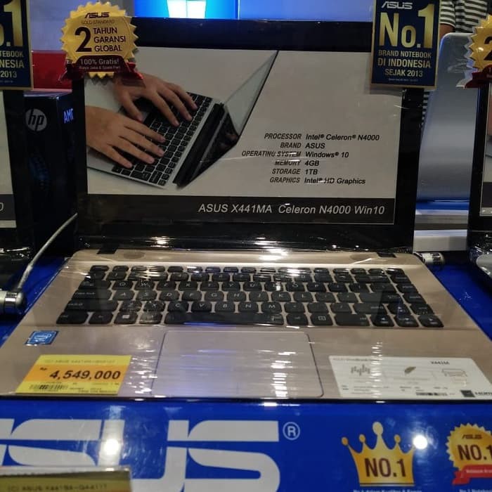 laptop asus x441Ma celeron n4000 win 10