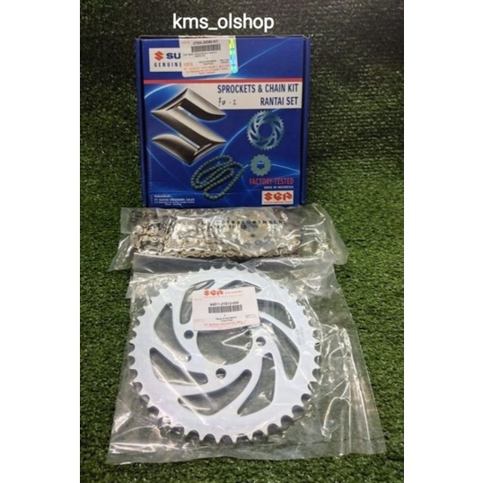 Gearset Girset Paket Gear Gir Rantai Set Suzuki Satria FU Lama Old Ke2 Original 27000-25G60-KIT