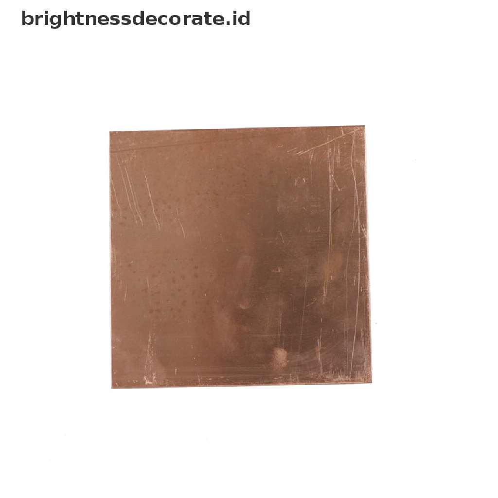 [birth] Hot Sale 99.9% Pure Copper Cu Metal Sheet Plate 100x100x0.8mm [ID]