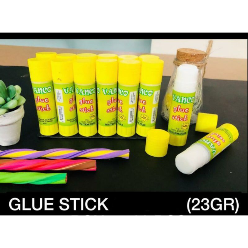Lem stik (1pak=24pc) ukuran BESAR 23gram/ Lem stick / Lem murah / Lem fancy / Glue Stik Fancy BESAR-5