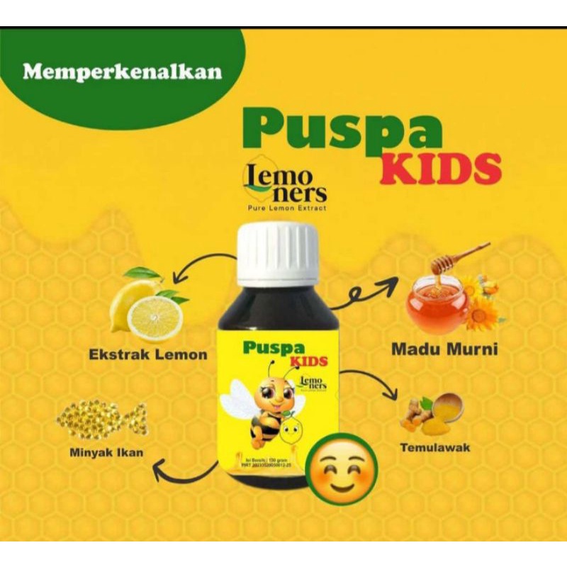 

Puspa Kids (Madu untuk anak usia 1th+)