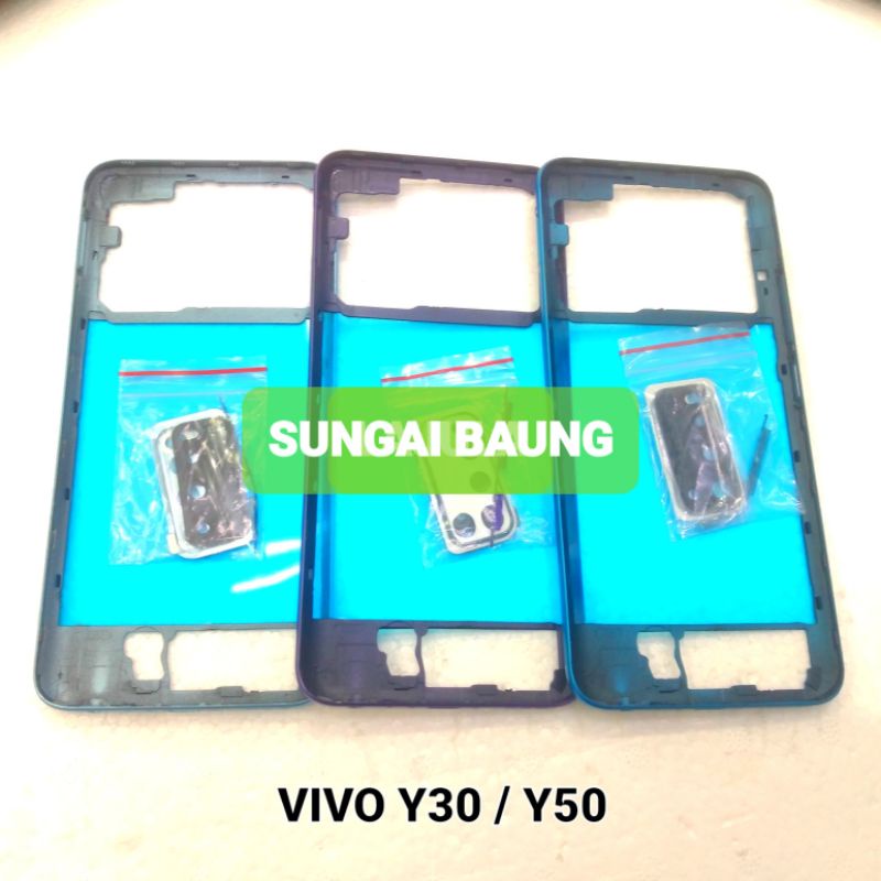 Bezel bezzel tutup mesin tulang samping Vivo y30 / Vivo y30i / Vivo y50 / Vivo y50i