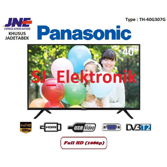 LED TV Panasonic 40 Inch TH-40G307G / 40G307 FullHD DVB-T2 HDMI USBMovie