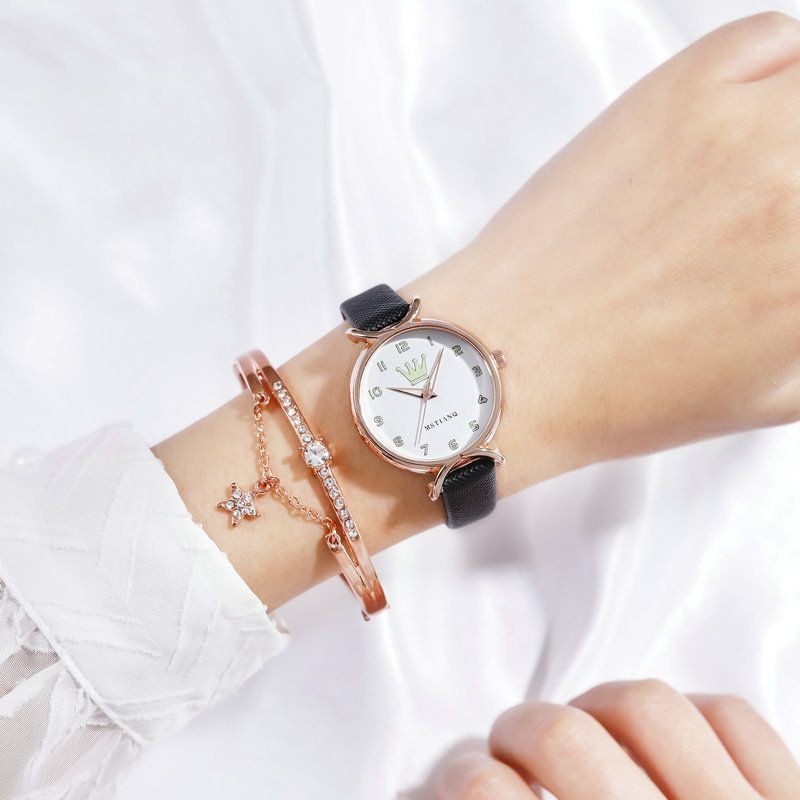 ✅Grosir Jam Senen - Jam Tangan CandyCat Motif Mahkota Untuk Wanita Analog Quartz Fashion Korean