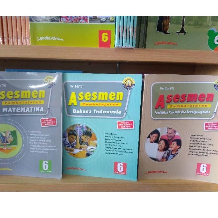 ⚡️9.9 Brands Festival⚡️ BUKU ASESMEN PEMBELAJARAN SD KELAS 6 MATEMATIKA BAHASA INDONESIA PPKN IPA IP