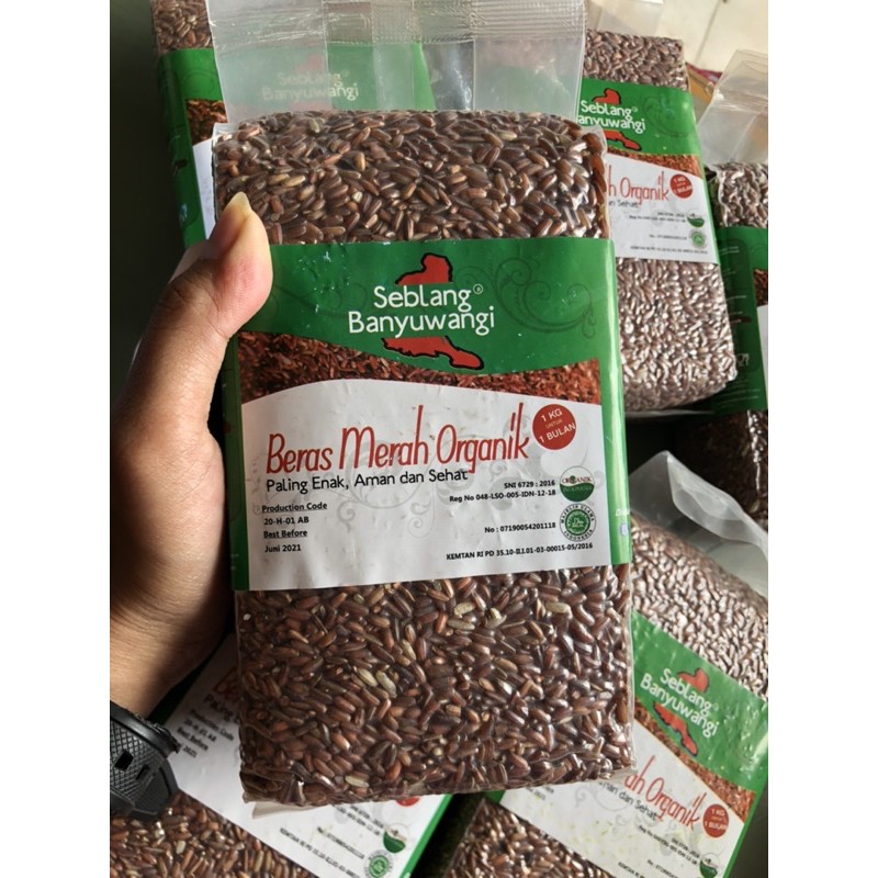 

Beras merah organik 1kg