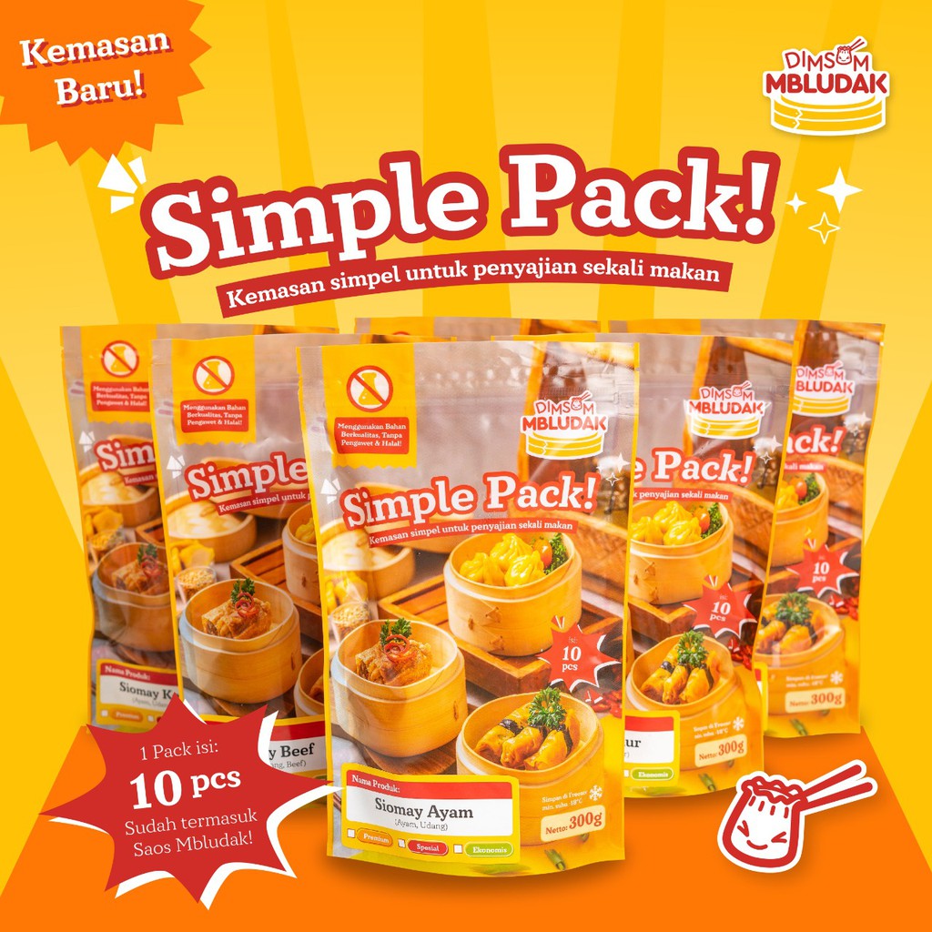 

Dimsum Mbludak Simple Pack