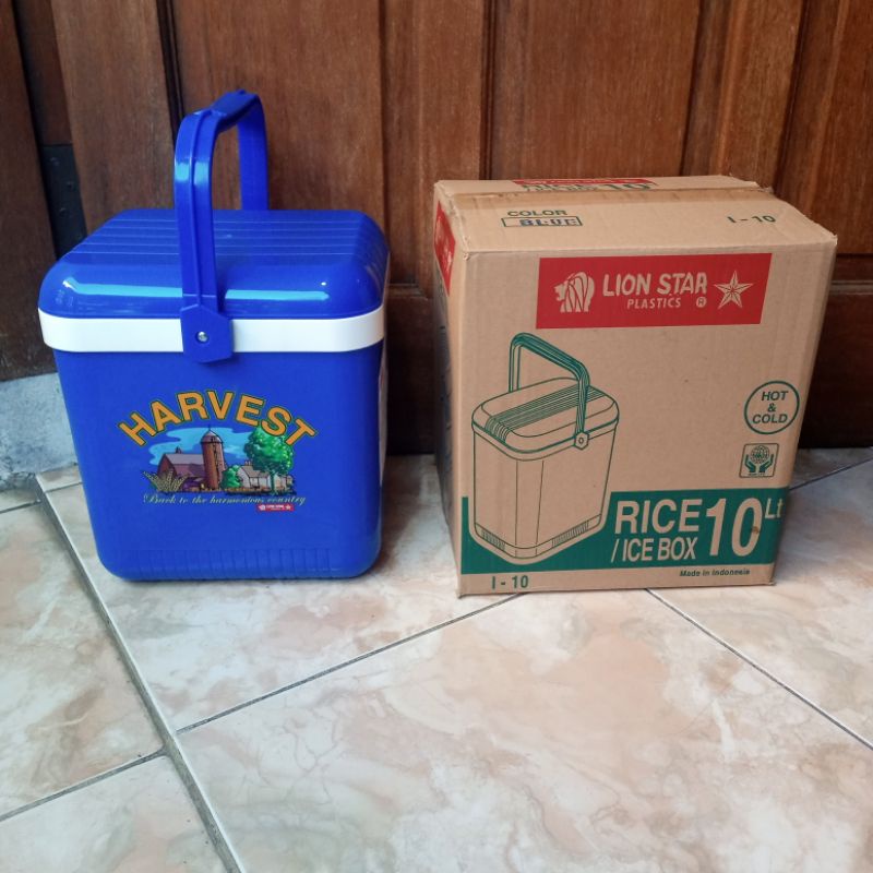 Jual LION STAR 10 liter Square Ice Rice Box - Termos Nasi atau Es ...
