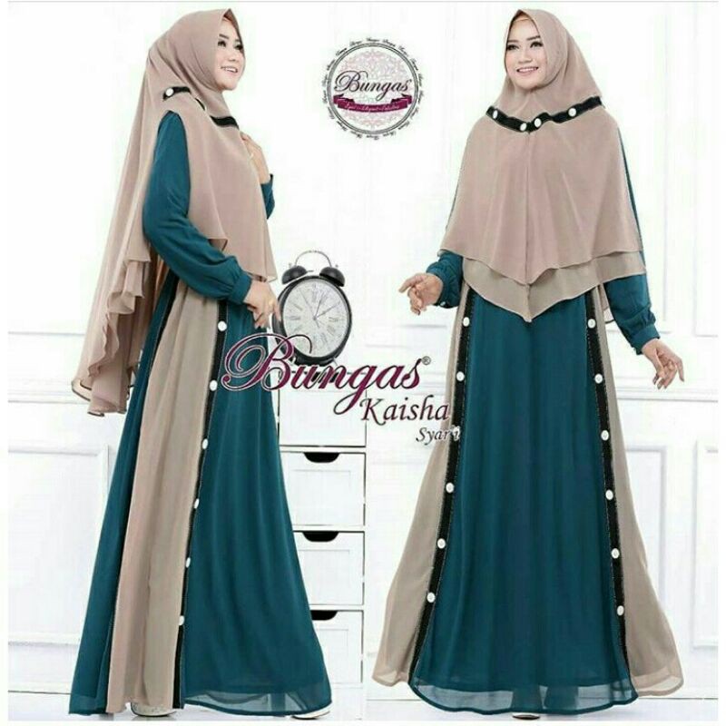 GAZA SYARI TERBARU 2021 / GAMIS SET KHIMAR / FASHION MUSLIM