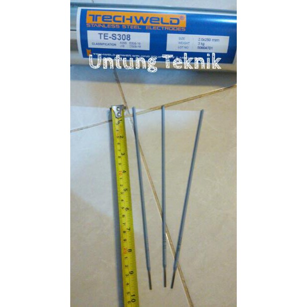 KAWAT LAS STAINLESS TECH WELD 2MM DISKON
