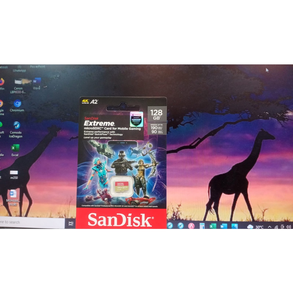 SanDisk Extreme 128GB A2 160MB/s MicroSD Card
