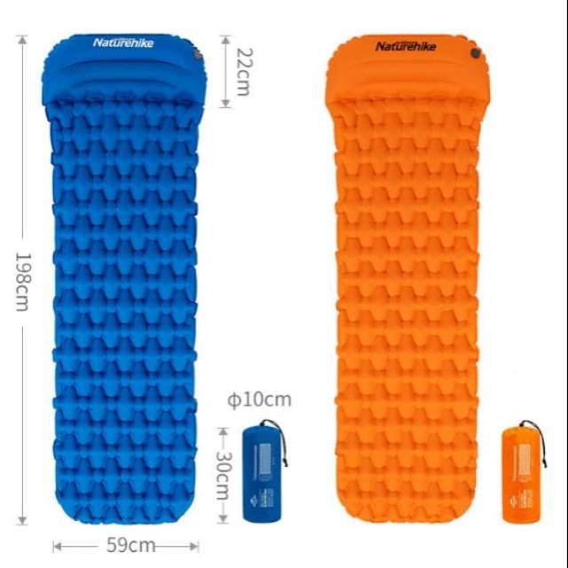 Matras Angin SLEEPING PAD NATUREHIKE NH19ZO012 FC 12 Kasur Angin Lipat