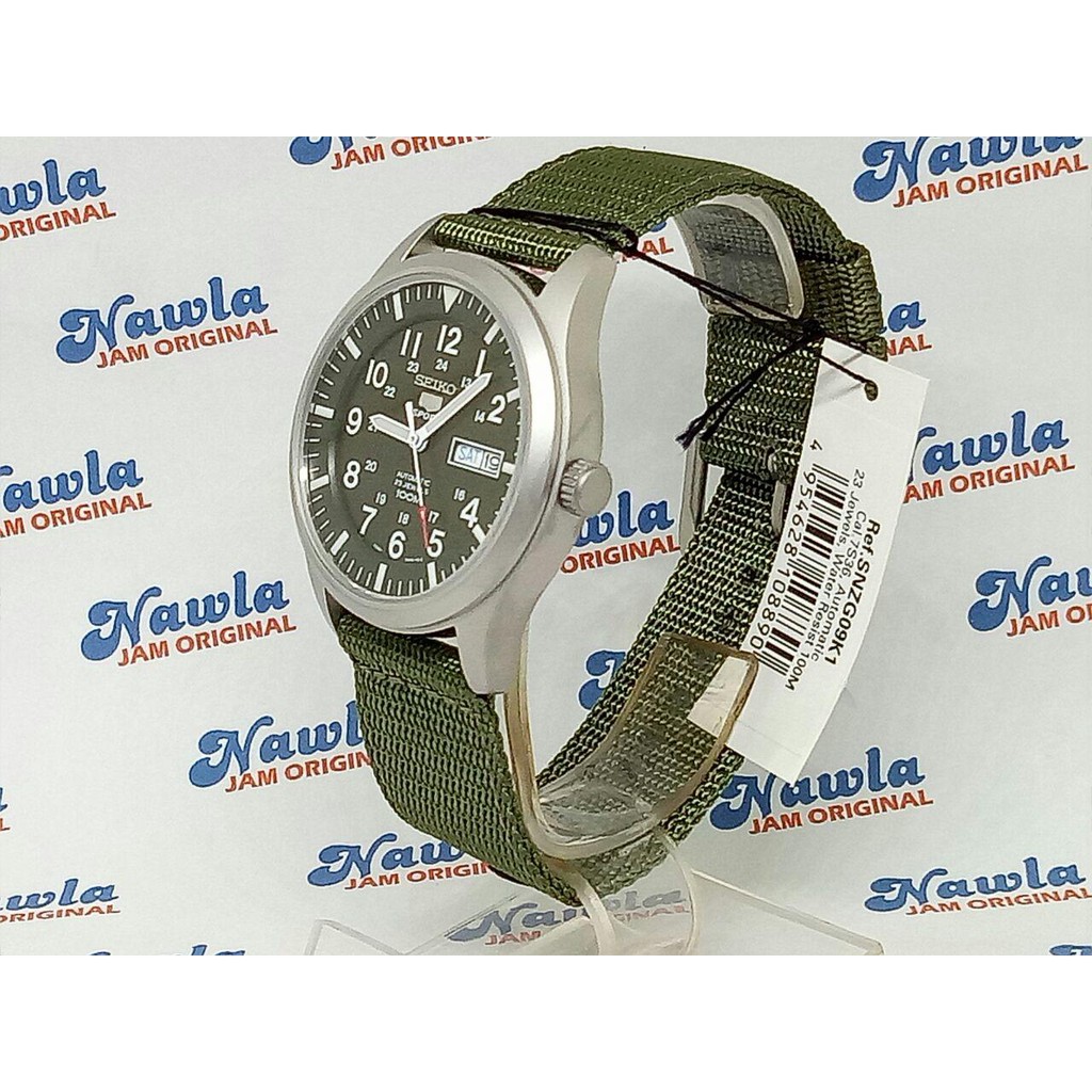 Seiko 5 Sports SNZG09K1 Automatic Green - Jam Tangan Pria SNZG09