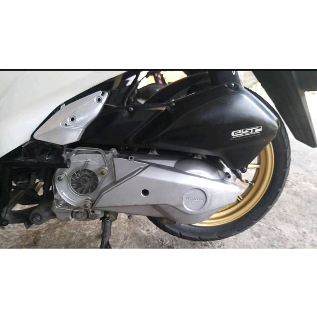 COVER CVT PCX 150 &amp; PCX 160  COVER CVT PCX BAHAN AKRILIK TEBAL 3MM INCLUDE RING AKRILIK