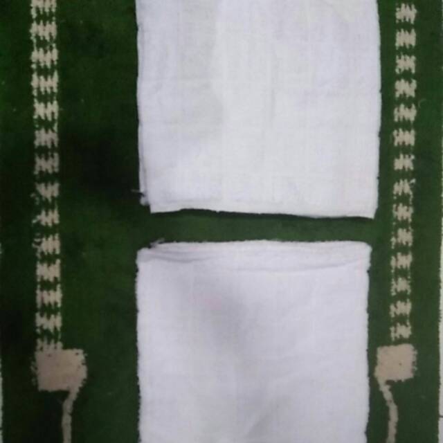 kain ihram anak sd non instan/baju manasik anak laki free peniti dan tali