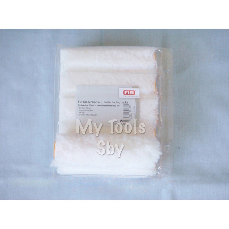 

(1 kotak / 10 pcs) Bulu Kuas Roll Kapal Wool 4” Jerman Fia (Asli)